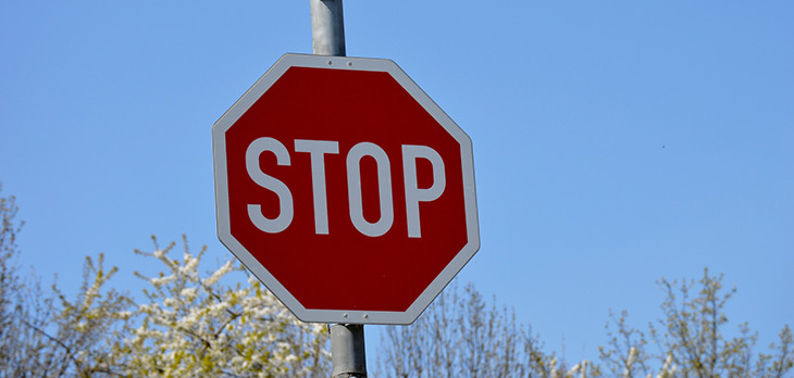 Image of 'Stop' road sign